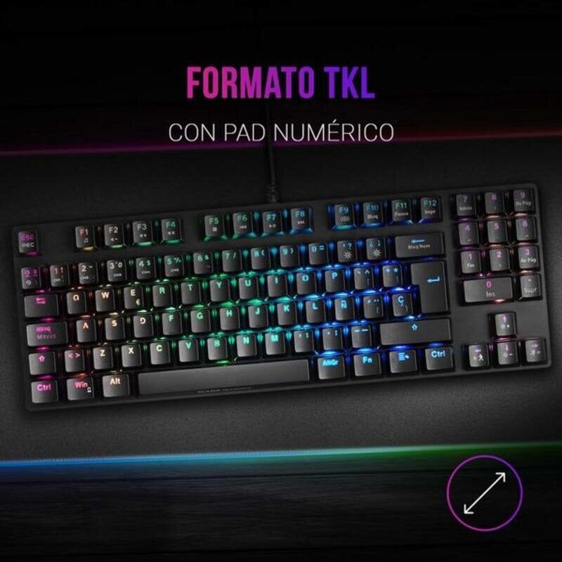 Mars Gaming MKREVO Pro LED RGB PT kaina ir informacija | Klaviatūros | pigu.lt