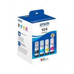 Epson C13T00P640, juoda, mėlyna, rožinė, geltona kaina ir informacija | Kasetės rašaliniams spausdintuvams | pigu.lt
