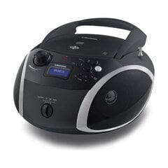 CD-проигрыватель с Bluetooth, MP3 и радио Grundig RCD1500BT, чёрный цена и информация | Музыкальные центры | pigu.lt