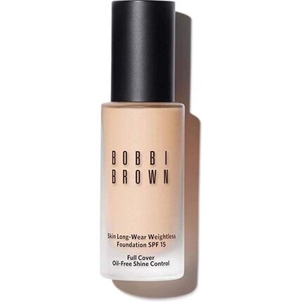 Skystas makiažo pagrindas Bobbi Brown Skin Long Wear Foundation SPF 15 Porcelain 0, 30 ml kaina ir informacija | Makiažo pagrindai, pudros | pigu.lt