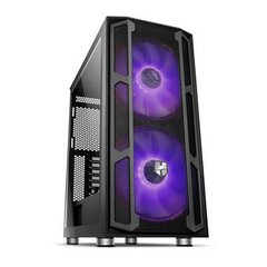 Корпус компьютера Mikro ATX / Mini ITX / ATX NOX NX Hummer Nova RGB Ø 20 см, черный цена и информация | Корпуса | pigu.lt