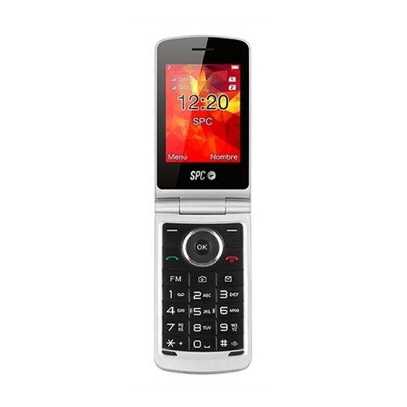 SPC Opal 2318N 2,8" Bluetooth 800 mAh White kaina ir informacija | Mobilieji telefonai | pigu.lt