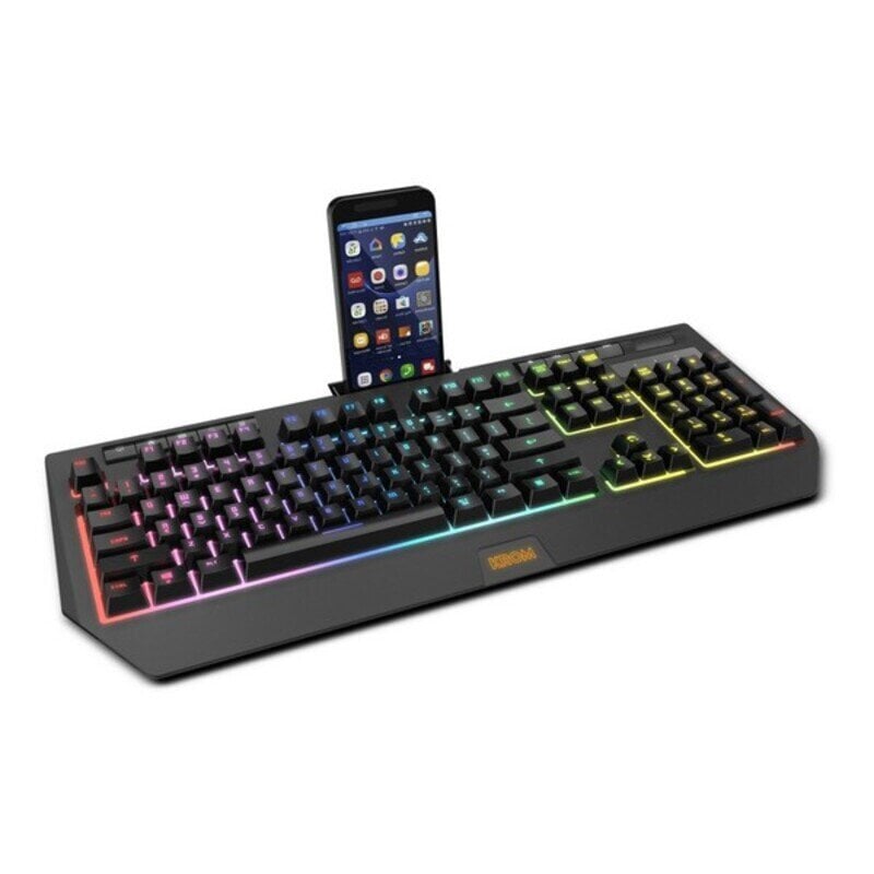 Krom Kuma RGB USB kaina ir informacija | Klaviatūros | pigu.lt