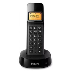 Philips D1601B, черный цена и информация | Стационарные телефоны | pigu.lt