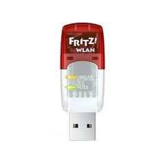 Wi-Fi сетевая карта Fritz! AC430 5 GHz 433 Mbps USB цена и информация | Точки беспроводного доступа (Access Point) | pigu.lt