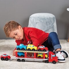 Vilkikas su šešiais automobiliais Ecoiffier Abrick kaina ir informacija | Žaislai kūdikiams | pigu.lt