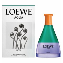 Туалетная вода Loewe Agua Miami EDT, 100 мл цена и информация | Женские духи | pigu.lt