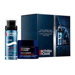 Rinkinys Force Supreme Biotherm vyrams: skutimosi putos, 50 ml + drėkinamasis kremas, 50ml kaina ir informacija | Biotherm Kvepalai, kosmetika | pigu.lt