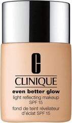 Makiažo pagrindas Clinique Even Better Glow Light Reflecting Foundation Wn 76, 30 ml kaina ir informacija | Makiažo pagrindai, pudros | pigu.lt