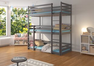 Детская кровать ADRK Furniture Tedro 180x80, темно-серая цена и информация | Детские кровати | pigu.lt