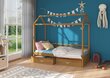 Lova ADRK Furniture Rose 80x190 cm, ąžuolo spalvos цена и информация | Vaikiškos lovos | pigu.lt