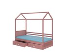 Кровать ADRK Furniture Rose 80x190 см, розовая