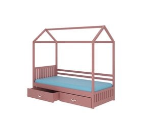 Кровать ADRK Furniture Rose 90x200 см, розовая цена и информация | Детские кровати | pigu.lt