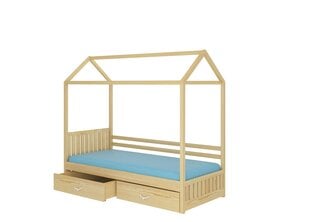 Lova ADRK Furniture Rose 90x200 cm, šviesiai ruda kaina ir informacija | Vaikiškos lovos | pigu.lt