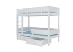 Кровать двухъярусная ADRK Furniture Etiona 90x200 см, белая