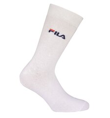 Klasikinės unisex kojinės FILA F9630 ilgos baltos spalvos (3 poros) kaina ir informacija | Fila Apranga, avalynė, aksesuarai | pigu.lt