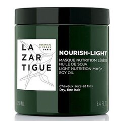 Питательная маска для волос Lazartigue Nourish Light, 250 мл цена и информация | Средства для укрепления волос | pigu.lt