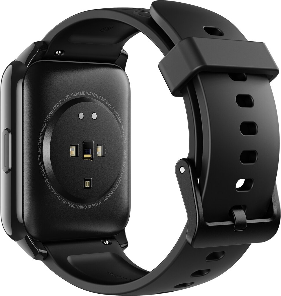 Realme Watch 2 Black kaina ir informacija | Išmanieji laikrodžiai (smartwatch) | pigu.lt