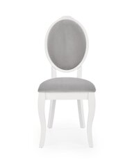 Набор из 2-х стульев Halmar Velo, серый/белый цена и информация | Стулья для кухни и столовой | pigu.lt