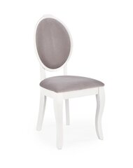 Набор из 2-х стульев Halmar Velo, серый/белый цена и информация | Стулья для кухни и столовой | pigu.lt