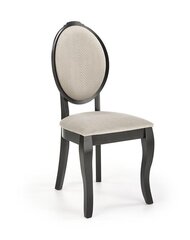 2-jų kėdžių komplektas Halmar Velo, juodas/smėlio spalvos kaina ir informacija | Virtuvės ir valgomojo kėdės | pigu.lt