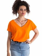 Marškinėliai moterims Emory 291990342, oranžiniai kaina ir informacija | Marškinėliai moterims | pigu.lt
