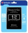 Внешний жесткий диск Verbatim Store 'n' Go, 2,5 дюйма, 1 ТБ, USB3.0