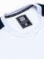 Bluzonas vyrams Ombre Clothing 22fw-010, baltas цена и информация | Džemperiai vyrams | pigu.lt