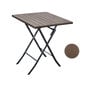 Sulankstomas sodo stalas, 62x62x73 cm, rudas цена и информация | Lauko stalai, staliukai | pigu.lt