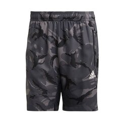 Спортивные шорты для мужчин Adidas Designed to Move Camo M GP2660, серые цена и информация | Мужская спортивная одежда | pigu.lt