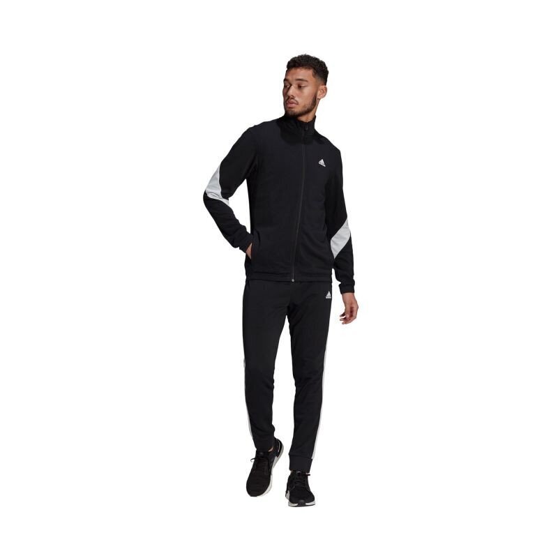 Sportinis kostiumas vyrams Adidas M GM3826, juodas kaina ir informacija | Sportinė apranga vyrams | pigu.lt