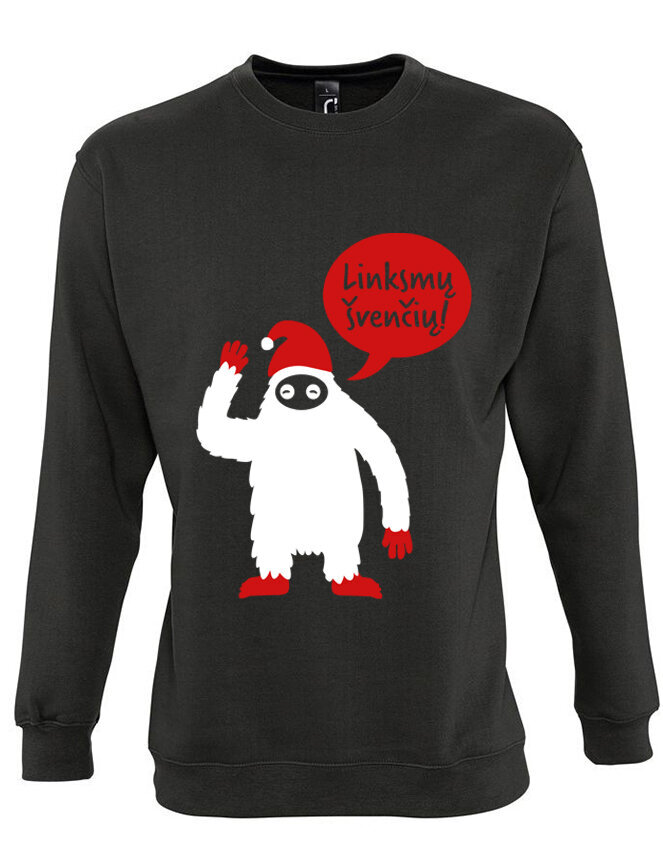 Džemperis "Linksmų švenčių" (be kapišono) kaina ir informacija | Originalūs džemperiai | pigu.lt