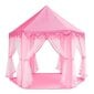 Vaikiška palapinė Princesės pilis, rožinė kaina ir informacija | Vaikų žaidimų nameliai | pigu.lt