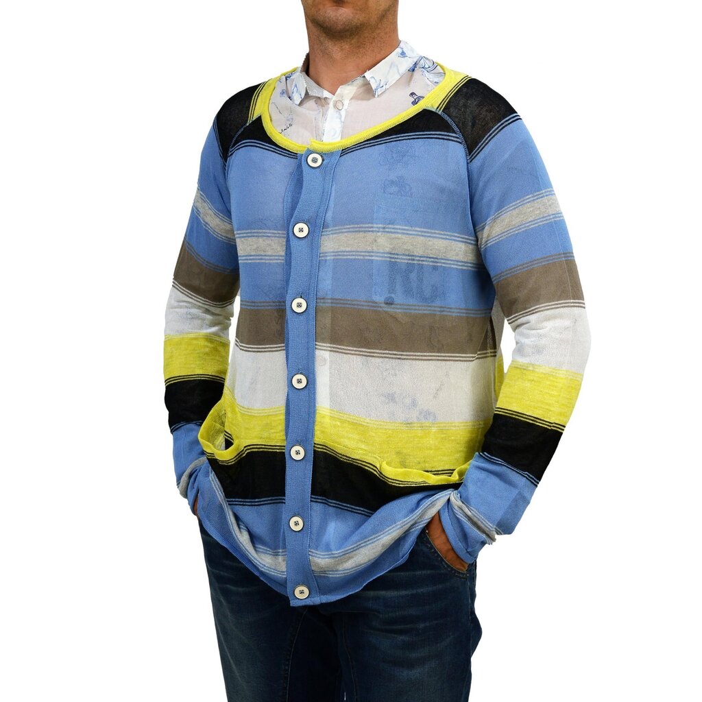 Megztinis vyrams Riccardo Cavaletti RCP164008208, mėlynas kaina ir informacija | Megztiniai vyrams | pigu.lt