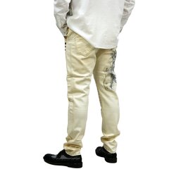 Kelnės vyrams Riccardo Cavaletti RCW156014503, geltonos цена и информация | Мужские брюки FINIS | pigu.lt