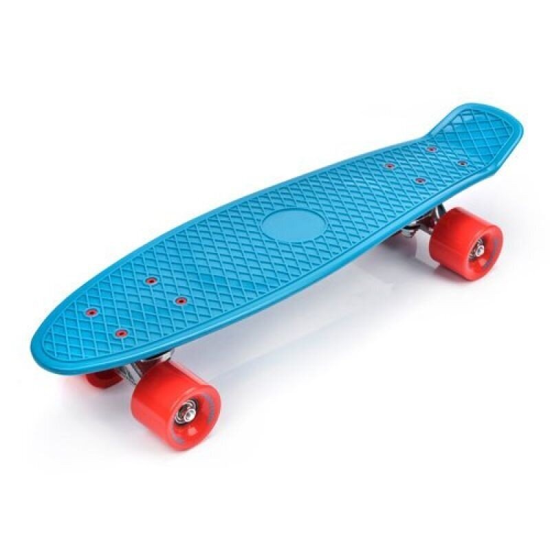 Riedlentė Meteor Pennyboard 56 cm, mėlyna/raudona цена и информация | Riedlentės | pigu.lt