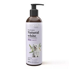 Comfy šampūnas šviesaus kailio šunims Natural White, 0.25 L kaina ir informacija | Kosmetinės priemonės gyvūnams | pigu.lt