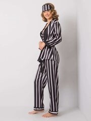 Комплект ночного белья для женщин Paski 292022128, черный цена и информация | Женские пижамы, ночнушки | pigu.lt