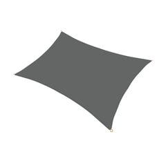 Прямоугольной формы садовый парус Mirpol, серый цена и информация | Зонты, маркизы, стойки | pigu.lt