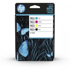 HP printcartridge multipack (6ZC70AE, 963)                                                           For use:
HP OfficeJet Pro 9010
HP OfficeJet Pro 9012
HP OfficeJet Pro 9015 
HP OfficeJet Pro 9020 цена и информация | Картриджи для струйных принтеров | pigu.lt