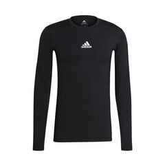 Термобелье мужское Adidas techfit compression M GU7339, чёрное цена и информация | Мужское термобелье | pigu.lt