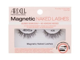 Dirbtinės blakstienos Ardell Magnetic Naked Lashes 420, juodos, 1 vnt. kaina ir informacija | Priklijuojamos blakstienos, blakstienų rietikliai | pigu.lt