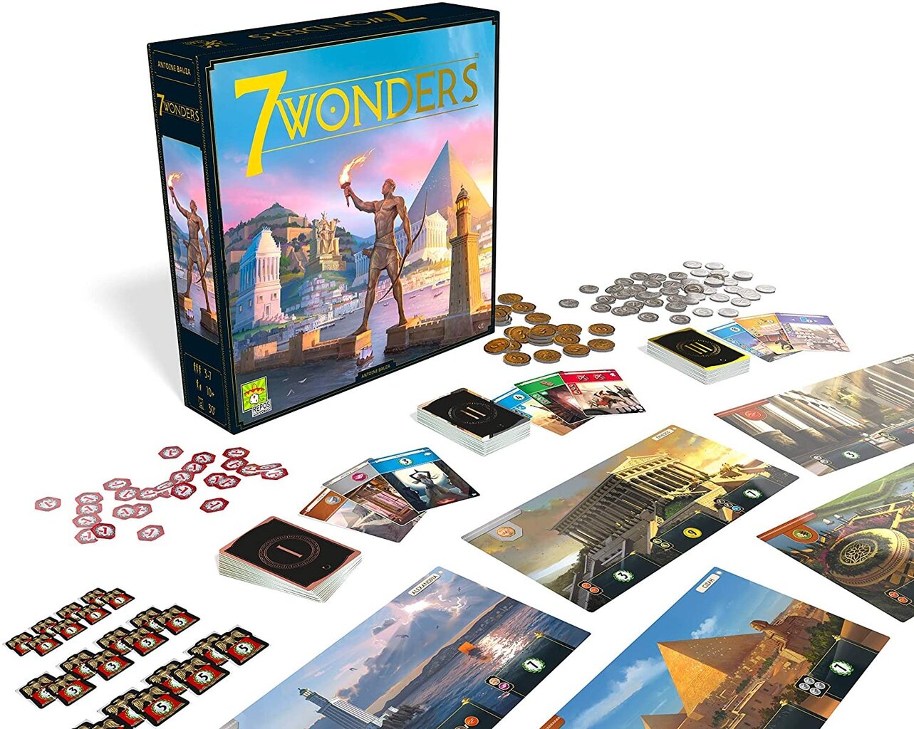 Stalo žaidimas 7 Wonders V2, ENG kaina ir informacija | Stalo žaidimai, galvosūkiai | pigu.lt