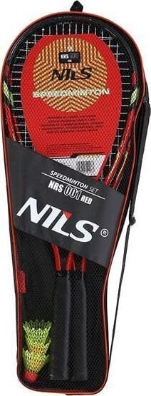 Greitojo badmintono rinkinys Nils Extreme NRS001, 2 raketės, skrajukai, dėklas цена и информация | Badmintonas | pigu.lt
