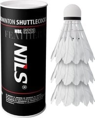 Badmintono skrajukai NILS Extreme NBL6223 LED, 3 vnt. kaina ir informacija | Badmintonas | pigu.lt