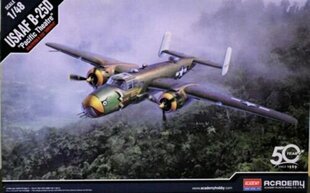 Клейкая модель Academy 12328 USAAF B-25D Pacific Theatre 1/48 цена и информация | Склеиваемые модели | pigu.lt