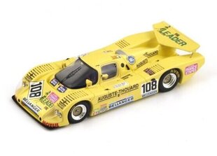Sauber C6 #108 24H Le Mans 1987 Y. Hervalet-Yvon-Bourjade S4082 Spark 1:43 kaina ir informacija | Spark Kepsninės, šašlykinės, rūkyklos | pigu.lt