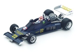 Ensign N177 #22 German GP 1978 Nelson Piquet S4815 Spark 1:43 kaina ir informacija | Kolekciniai modeliukai | pigu.lt