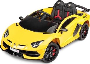 Vienvietis vaikiškas elektromobilis Toyz Lamborghini Aventador SVJ, geltonas kaina ir informacija | Elektromobiliai vaikams | pigu.lt