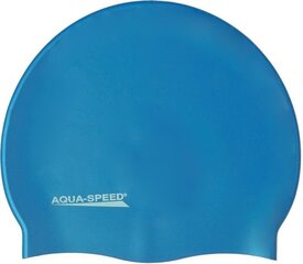 Шапочка для плавания AGUASPEED синяя цена и информация | Шапочки для плавания | pigu.lt